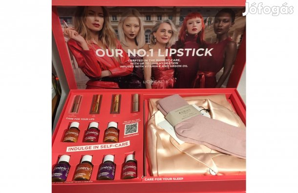 Új zárjegyes Loréal Paris ajándék csomag / 4 darab rúzs