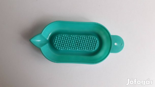 Új zöld műanyag almareszelő 21*9,5 cm hibátlan