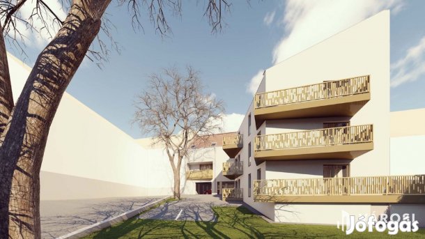 Újépítésű, nappali +2 hálószobás, erkélyes lakás (58+6,6 m)