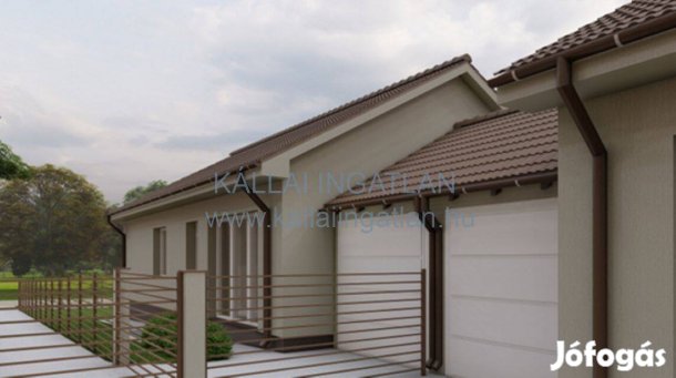 Újépítésű amerikai konyha, nappali + 3 szobás ikerház eladó!