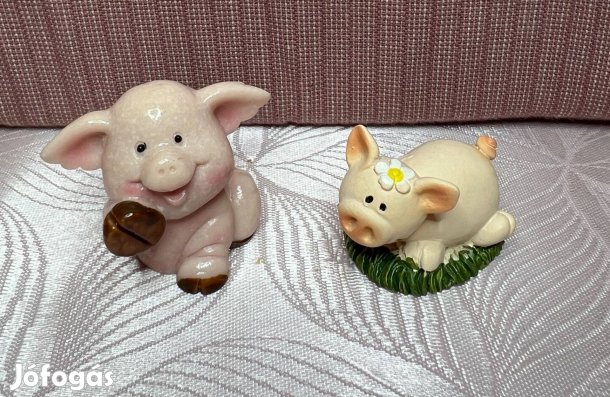 Újévi szerencsemalacok 2 db új