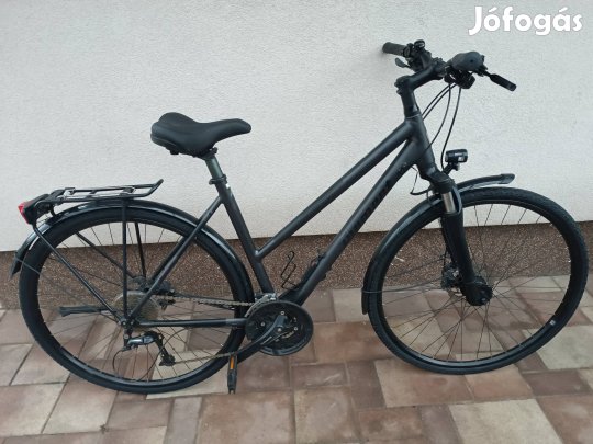 Újgumis 28" Alu trekking kerékpár Hidraulikus tárcsafék bicikli