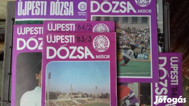 Újpesti Dózsa műsor újságok 11 db