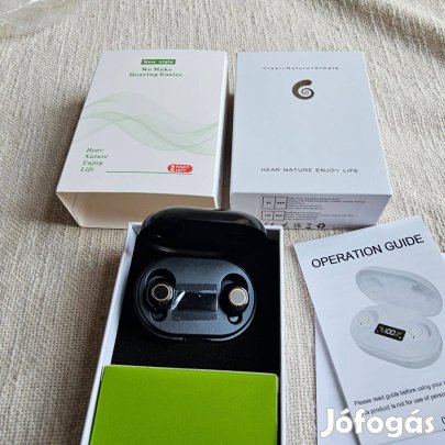 Újratölthető hallókészülékek időseknek zajszűrővel, digitális hallókés