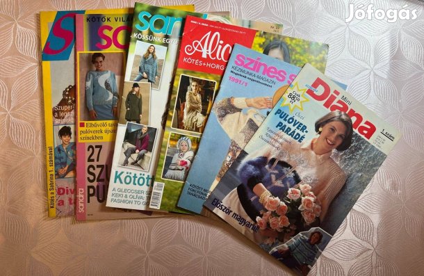 Újságok kötős újság csomag 6 db