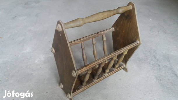 Újságtartó ( fa )