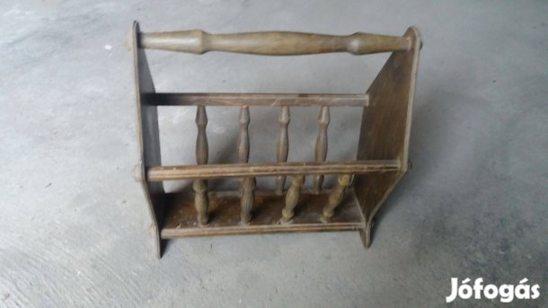 Újságtartó ( fa )