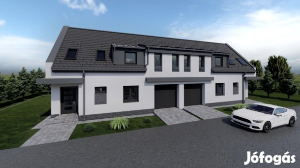 Újszegeden, nappali + 4 hálós, belső kétszintes, gazdaságos Ikerház