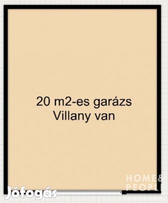 Újszegeden, társasház udvarában garázs eladó! - Szeged