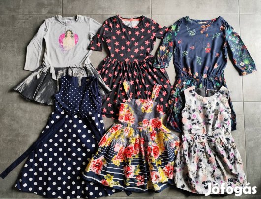 Újszerű 122-128-134-es ruha. Darabár.