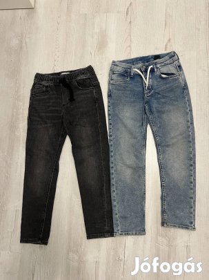 Újszerű 140-es Reserved, H&M fiú farmer