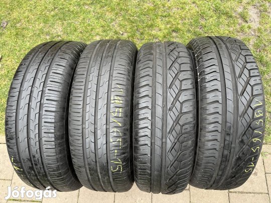 Újszerű 195/65 R15 Uniroyal, Continental 7mm, 6mm nyári gumi eladó!