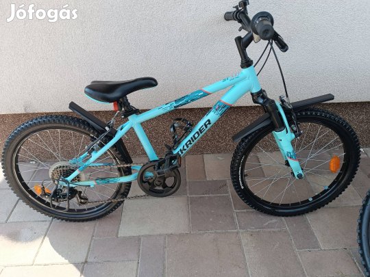 Újszerű 20" Rockrider gyerek kerékpár bicikli Decathlon
