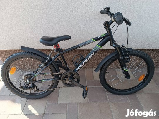 Újszerű 20" Rockrider gyerek kerékpár bicikli Decathlon