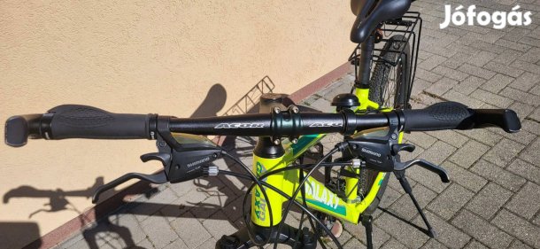 Újszerű ALU MTB Galaxy ML 235, Shimano, tárcsafék, oldaltámasz