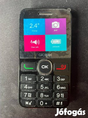 Újszerű Alcatel 2008G telefon Ajándék új fülhallgatóval