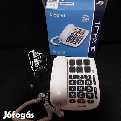 Újszerű Alcatel Tmax10 nagy nyomógombos vezetések telefon