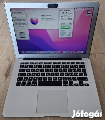 Újszerű Apple Macbook Air ultrabook notebook laptop i5 250SSD Monterey