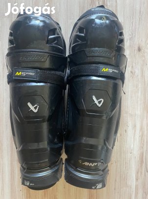 Újszerű Bauer M5 Pro Sr hokis lábszárvédő 15" eladó