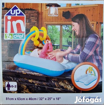 Újszerű Bestway felfújható pelenkázó 81x63x46cm dobozban