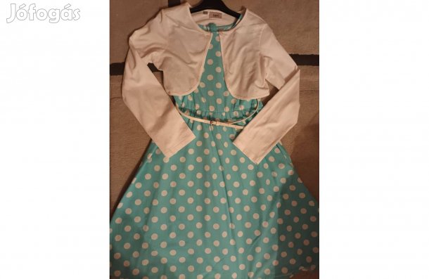 Újszerű Bonprix alkalmi kislány ruha boleróval övvel 9-10 év 6500 Ft