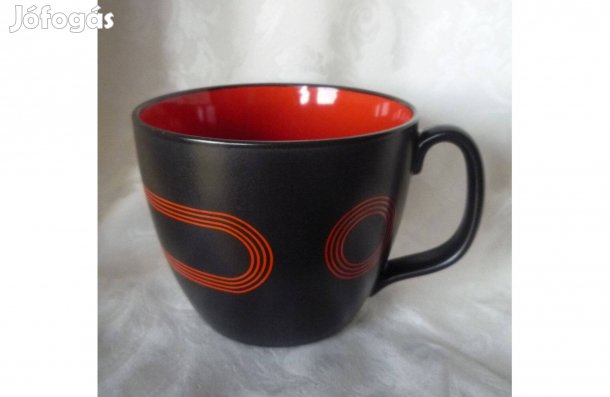 Újszerű Boszorkánykonyha nagyméretű fekete narancs színű bögre