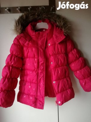 Újszerű C&A lány télikabát 110 es méret