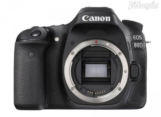 Újszerű Canon EOS 80D fényképezőgép váz | 6 hó magyar garancia!