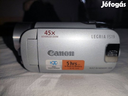 Újszerű Canon Legria FS19 digitális videokamera kamera fényképező