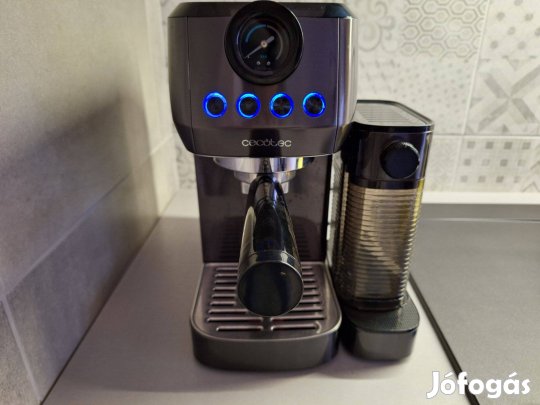 Újszerű Cecotec Power Espresso 20 Steel Pro Latte félautomata kávéfőző