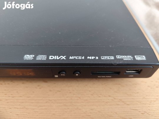 Újszerű DVD lejátszó írott lemezekkel eladó, cserélhető