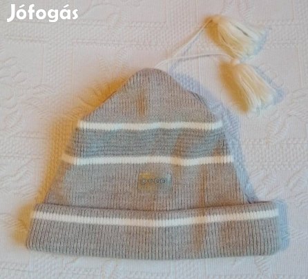 Újszerű Eredeti "Ego" Márkájú Kötött Bézs Színű Női Téli Sapka