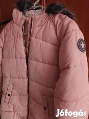 Újszerű F&F rózsaszín kislány kabát 9-10 év 6800 Ft