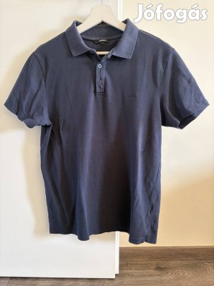 Újszerű Férfi Sötétkék Navy Blue Mexx Pólóing Galléros Póló S