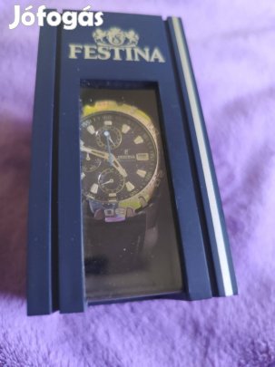 Újszerű Festina F16242 férfi kronográf friss elemmel