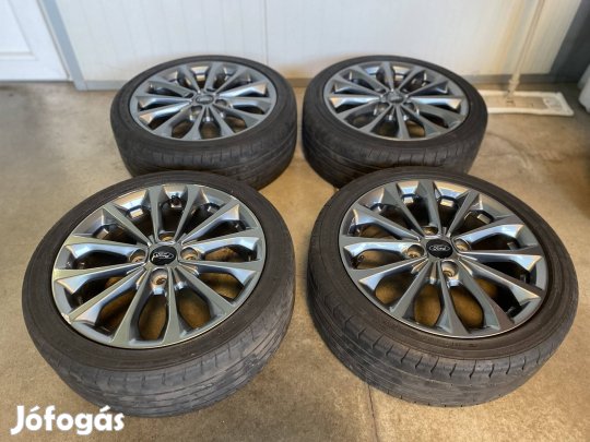 Újszerű Ford Fiesta 16" Antracit gyári alufelni szett Tpms 