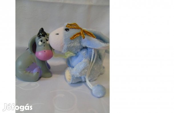 Újszerű Füleske plüss kis gyerek táska fogóval gyerekjáték