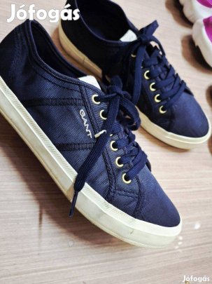 Újszerű Gant 38-as kék női tavaszi felcipő