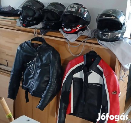 Újszerű Hein Gericke bőr motoros dzseki 52-méretben