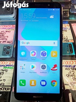 Újszerű Huawei Y5 2018 2/16 3 hónap garancia 5.45" FM rádió