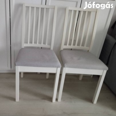 Újszerű IKEA Ekedalen fehér étkezőszék (2 db)