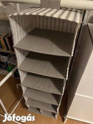 Újszerű IKEA Skubb függő ruhatároló (polcos rendszerező)
