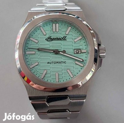 Újszerű Ingersoll I11804 férfi automata óra karóra Tiffany blue 42mm