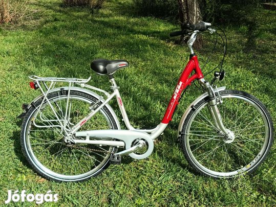 Újszerű KTM női mélyvázas kerékpár 26" 43 cm váz 155-165cm gyermek