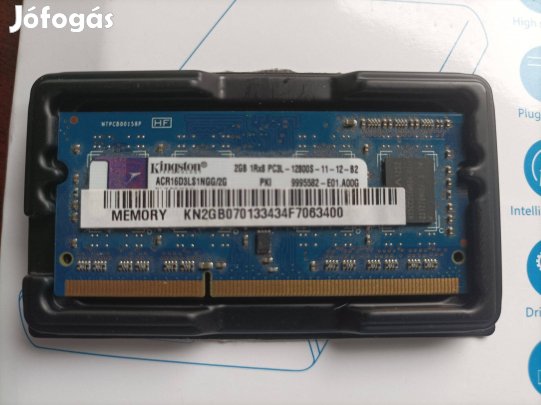 Újszerű Kingston DDR3L laptop ram, 2 GB