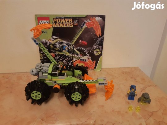 Újszerű Lego Power Miners 8959 ( Ásókarom / bányagép ) - első tulajtól