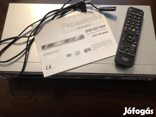 Újszerű Panasonic DVD-S27 DVD/CD Player