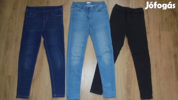 Újszerű Pepco lányka jeggings nadrág farmer - 134 -140 - 2 féle