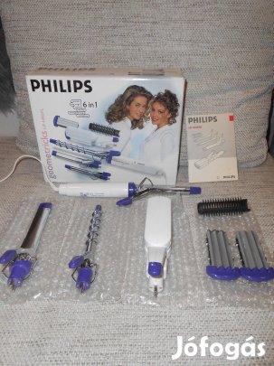 Újszerű Philips 6 IN 1 hajsütő és formázó készlet