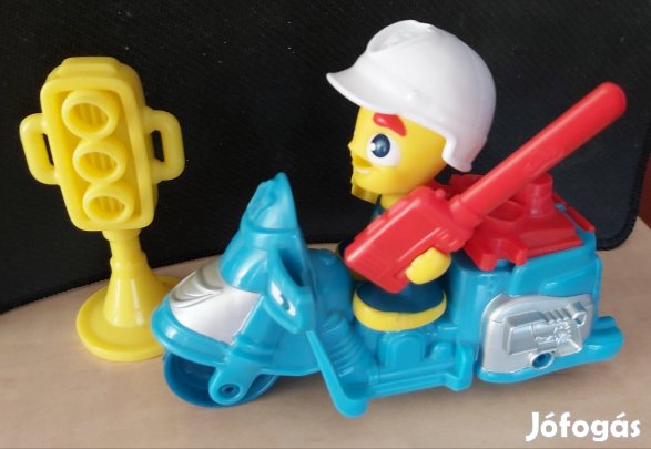 Újszerű Play-Doh motoros rendőr (gyurma nélkül) 